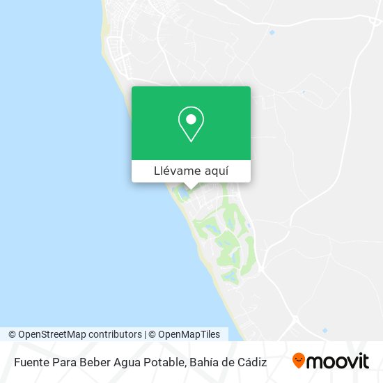 Mapa Fuente Para Beber Agua Potable