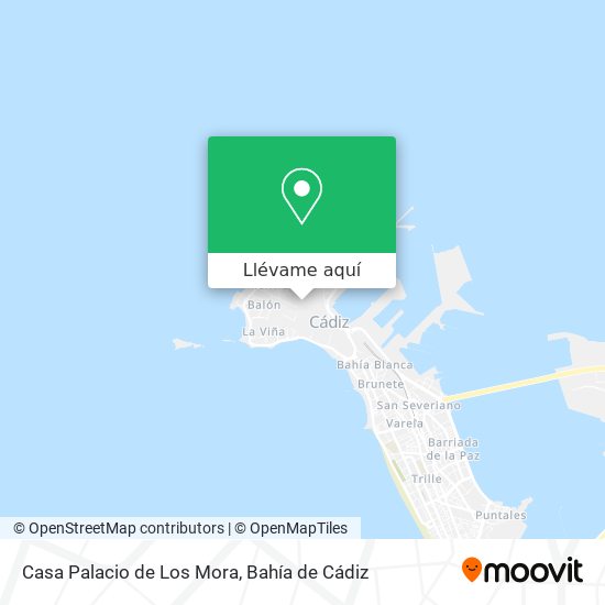 Mapa Casa Palacio de Los Mora