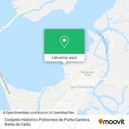 Mapa Conjunto Histórico Polvorines de Punta Cantera