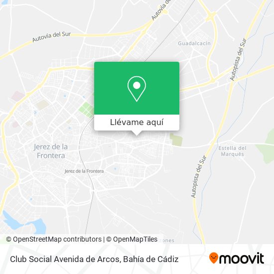 Mapa Club Social Avenida de Arcos