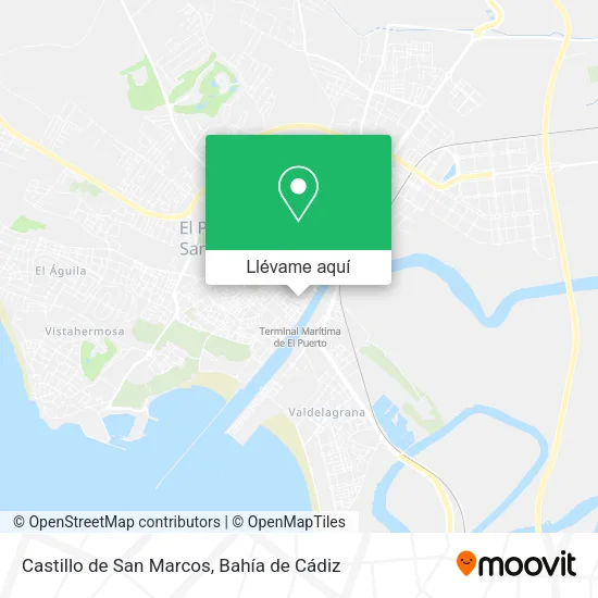 Mapa Castillo de San Marcos