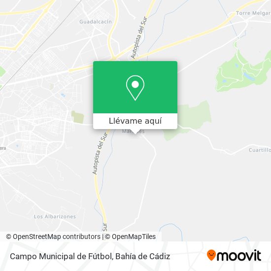 Mapa Campo Municipal de Fútbol