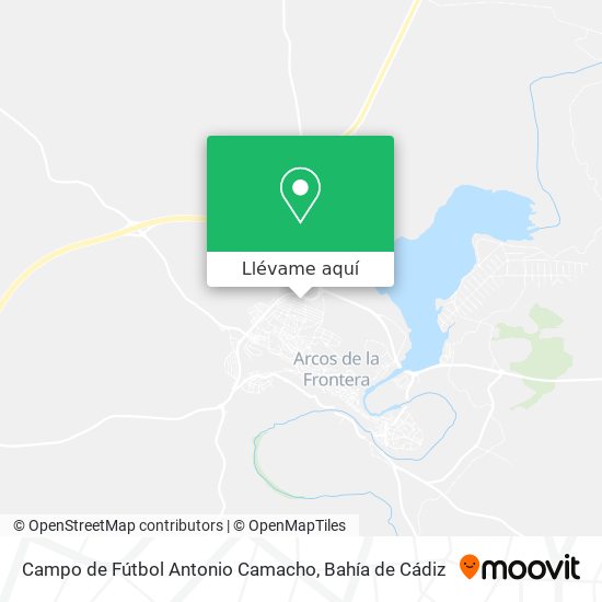 Mapa Campo de Fútbol Antonio Camacho