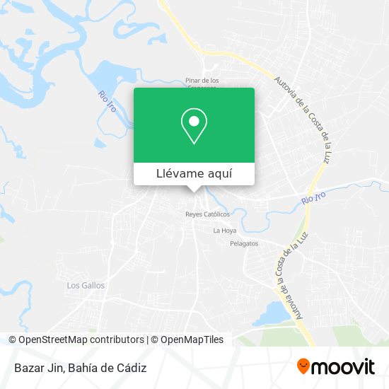 Mapa Bazar Jin