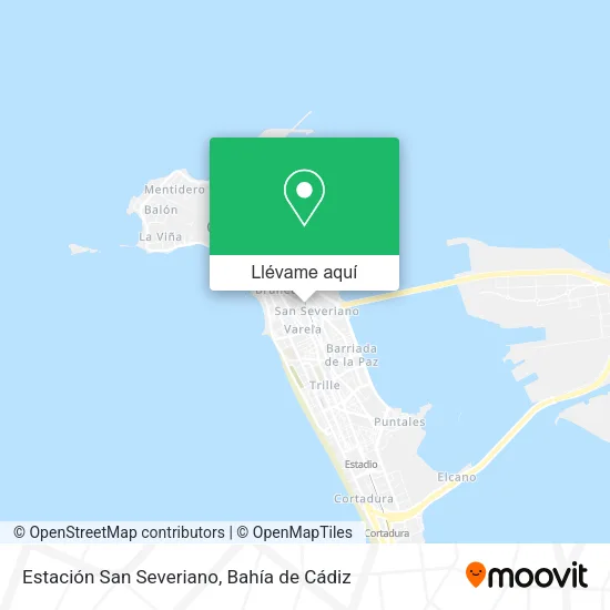 Mapa Estación San Severiano