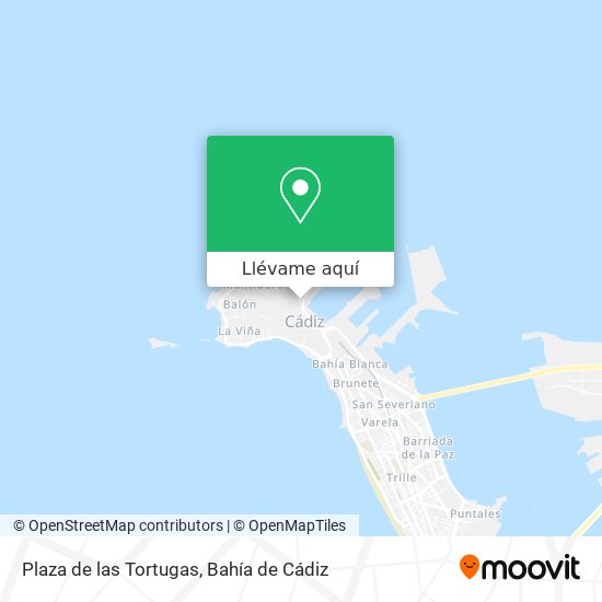 Mapa Plaza de las Tortugas