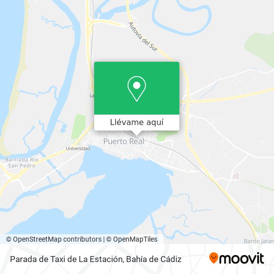 Mapa Parada de Taxi de La Estación