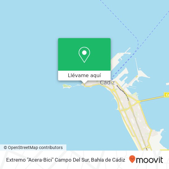 Mapa Extremo "Acera-Bici" Campo Del Sur