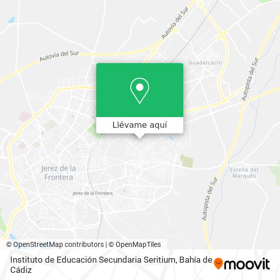 Mapa Instituto de Educación Secundaria Seritium