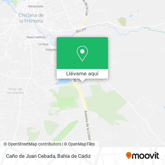 Mapa Caño de Juan Cebada