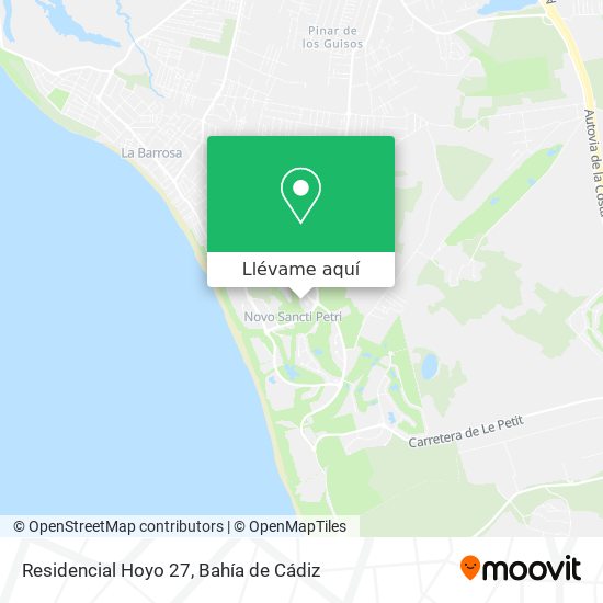 Mapa Residencial Hoyo 27