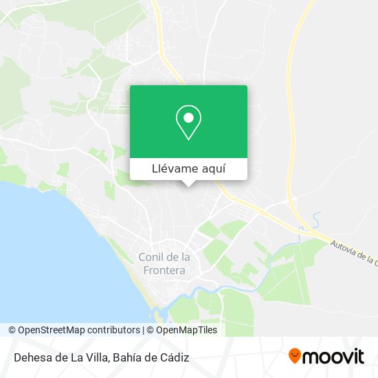 Mapa Dehesa de La Villa