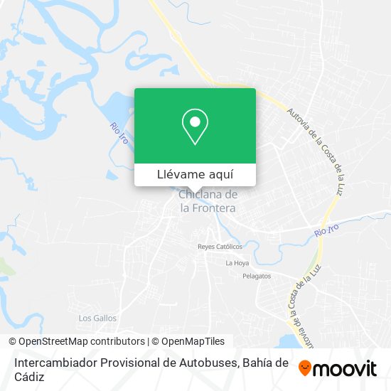 Mapa Intercambiador Provisional de Autobuses