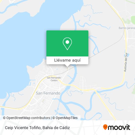 Mapa Ceip Vicente Tofiño