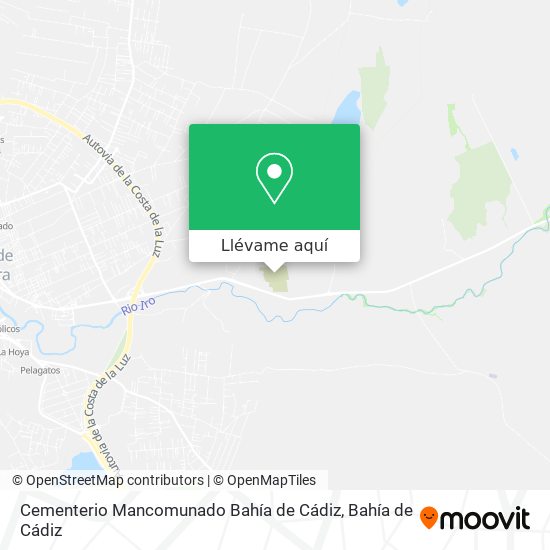 Mapa Cementerio Mancomunado Bahía de Cádiz