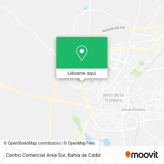 Mapa Centro Comercial Area Sur