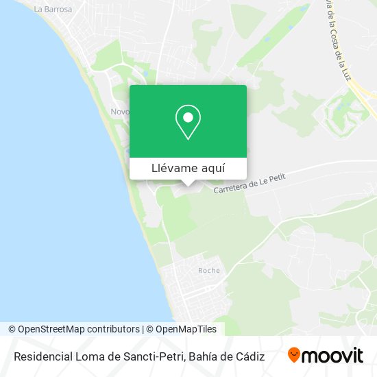 Mapa Residencial Loma de Sancti-Petri
