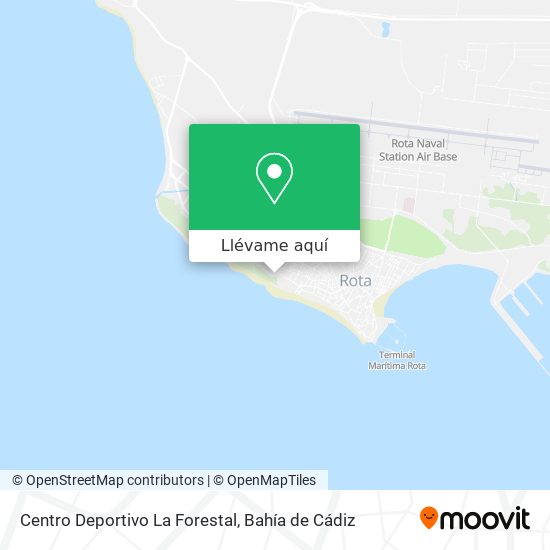 Mapa Centro Deportivo La Forestal