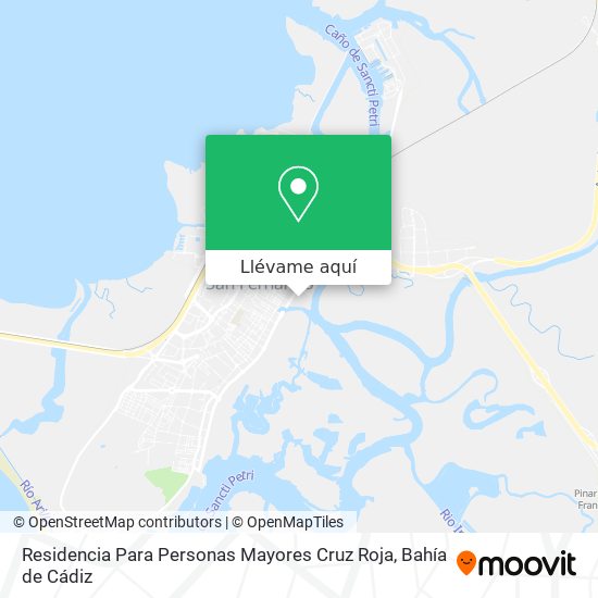 Mapa Residencia Para Personas Mayores Cruz Roja