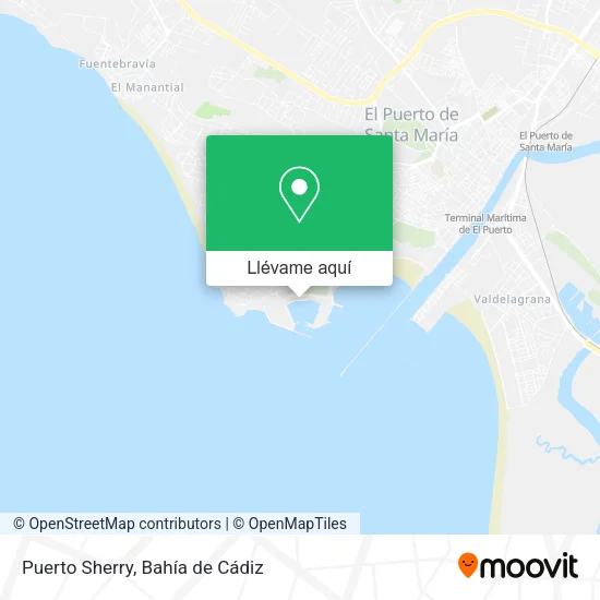 Mapa Puerto Sherry