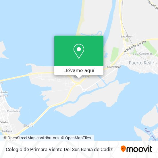 Mapa Colegio de Primara Viento Del Sur