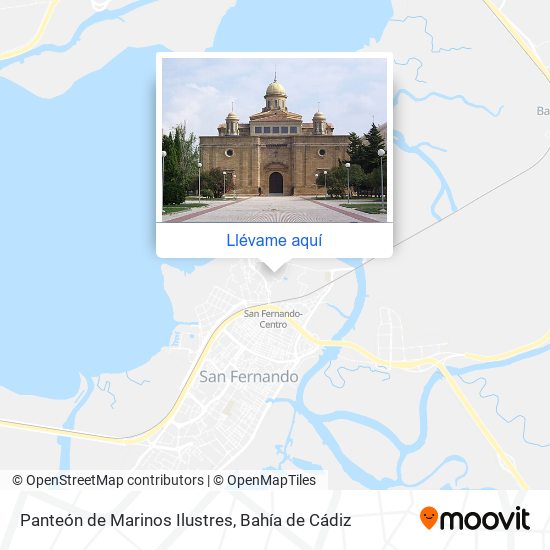Mapa Panteón de Marinos Ilustres