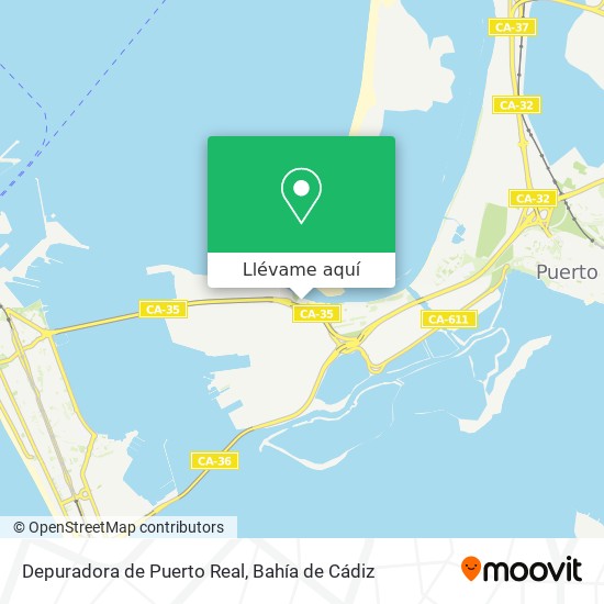 Mapa Depuradora de Puerto Real