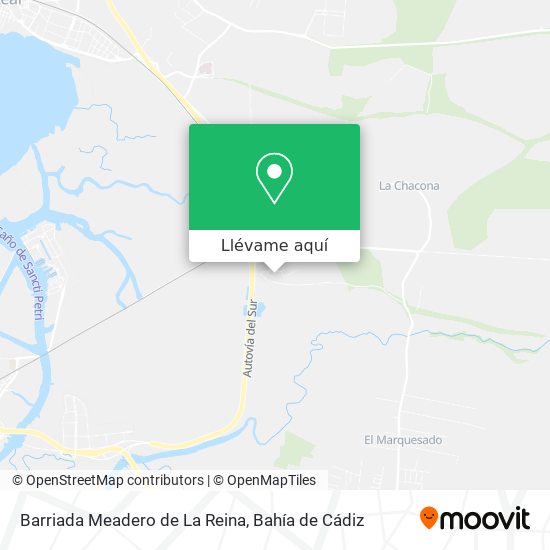 Mapa Barriada Meadero de La Reina