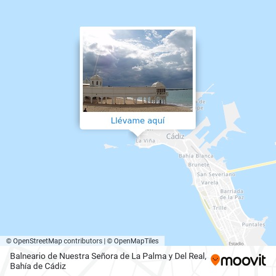 Mapa Balneario de Nuestra Señora de La Palma y Del Real