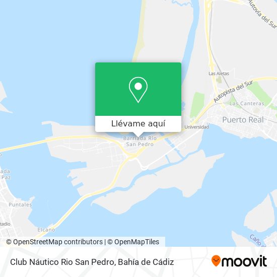 Mapa Club Náutico Rio San Pedro