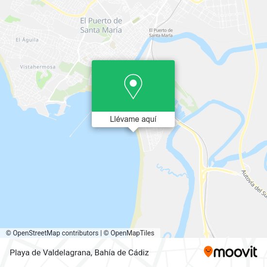 Mapa Playa de Valdelagrana