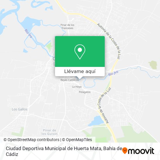 Mapa Ciudad Deportiva Municipal de Huerta Mata