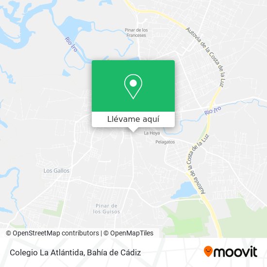Mapa Colegio La Atlántida