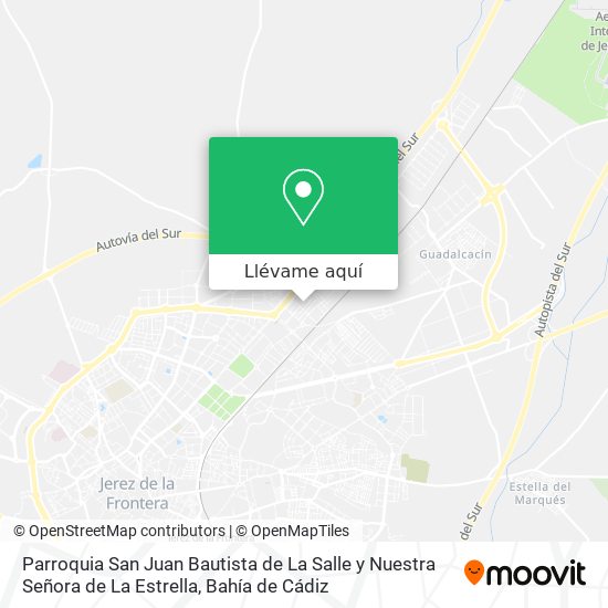 Mapa Parroquia San Juan Bautista de La Salle y Nuestra Señora de La Estrella