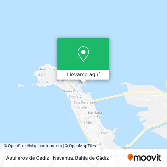 Mapa Astilleros de Cádiz - Navantia