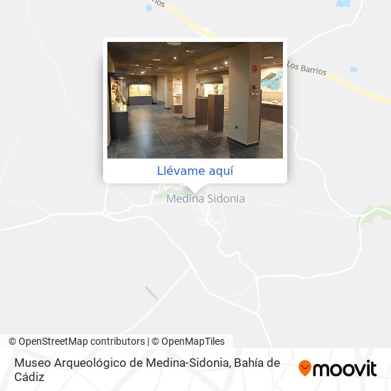 Mapa Museo Arqueológico de Medina-Sidonia