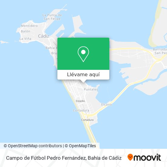 Mapa Campo de Fútbol Pedro Fernández