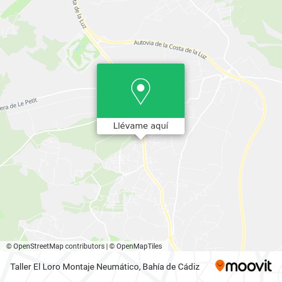 Mapa Taller El Loro Montaje Neumático