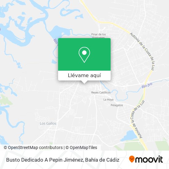 Mapa Busto Dedicado A Pepin Jiménez
