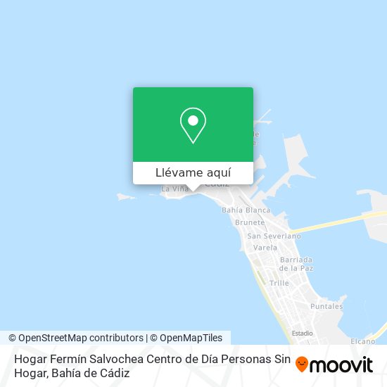 Mapa Hogar Fermín Salvochea Centro de Día Personas Sin Hogar