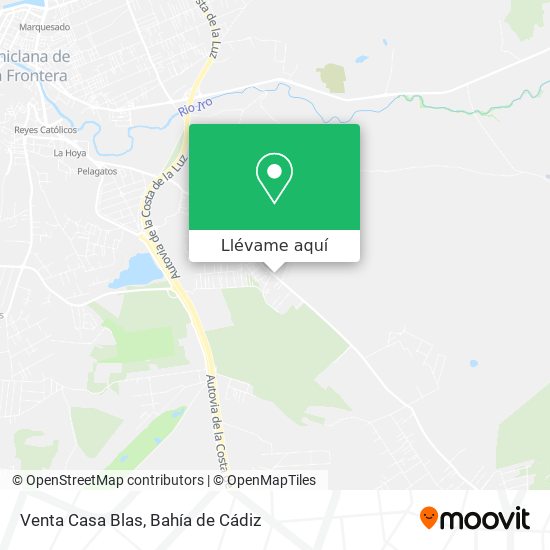Mapa Venta Casa Blas