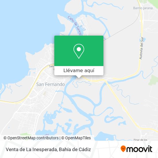 Mapa Venta de La Inesperada