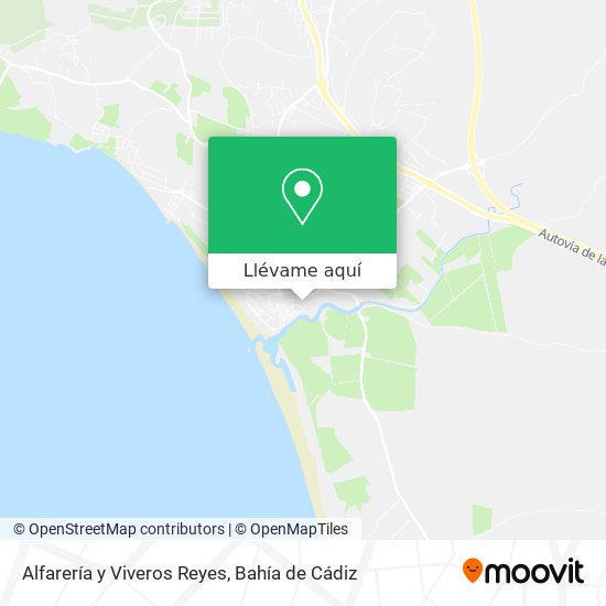 Mapa Alfarería y Viveros Reyes