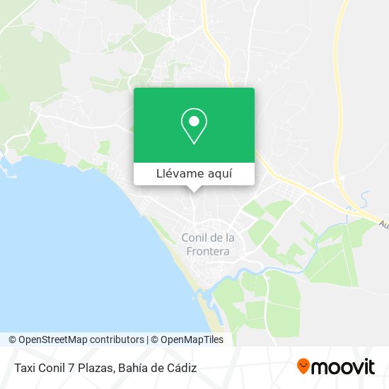 Mapa Taxi Conil 7 Plazas