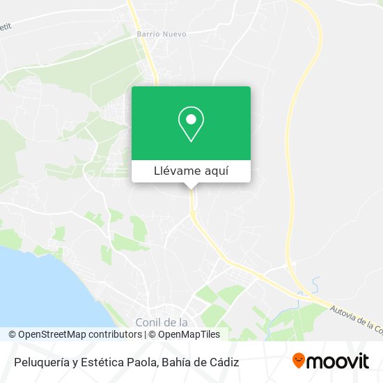 Mapa Peluquería y Estética Paola