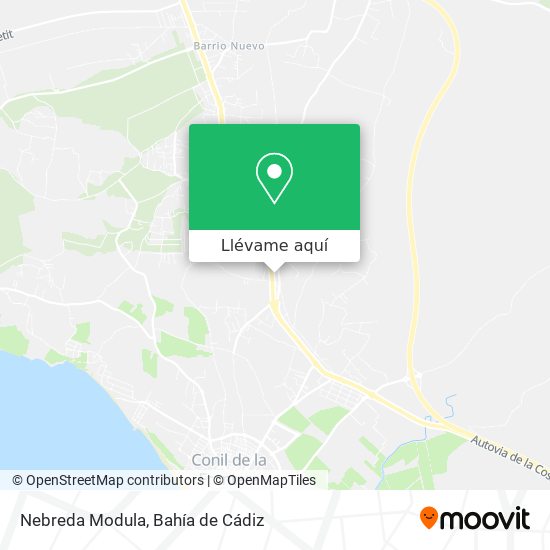 Mapa Nebreda Modula