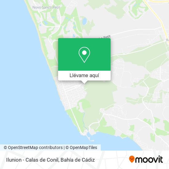 Mapa Ilunion - Calas de Conil