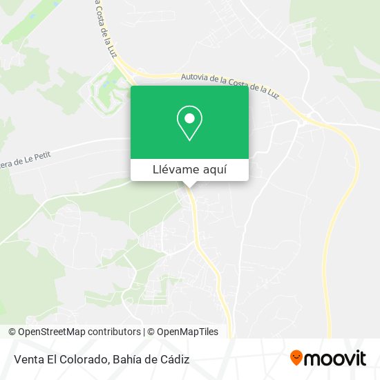 Mapa Venta El Colorado