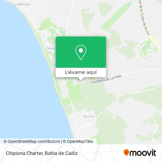 Mapa Chipiona Charter