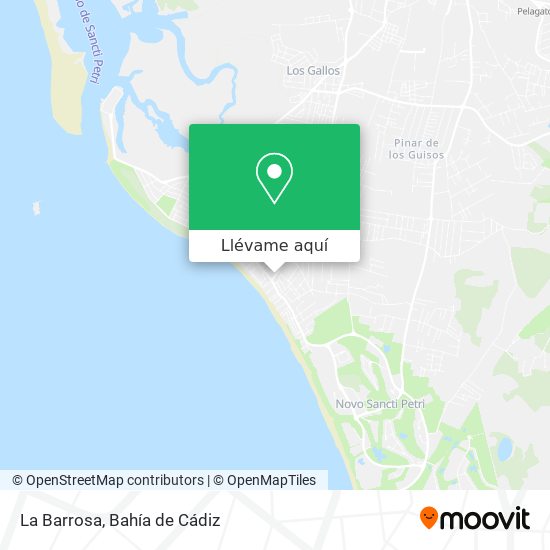 Mapa La Barrosa